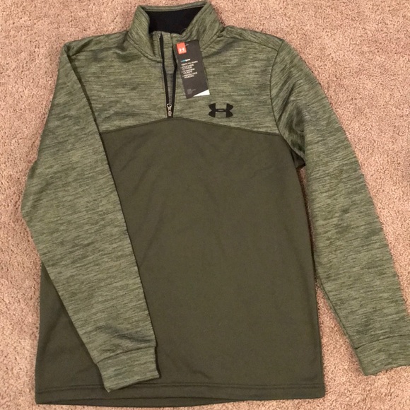 under armour green fleece